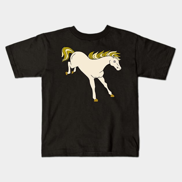 A very nice horse and pony dressage Kids T-Shirt by KK-Royal